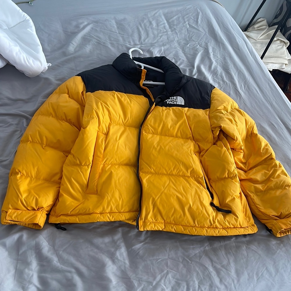 Brand new never worn 2xl summit yellow north face jacket